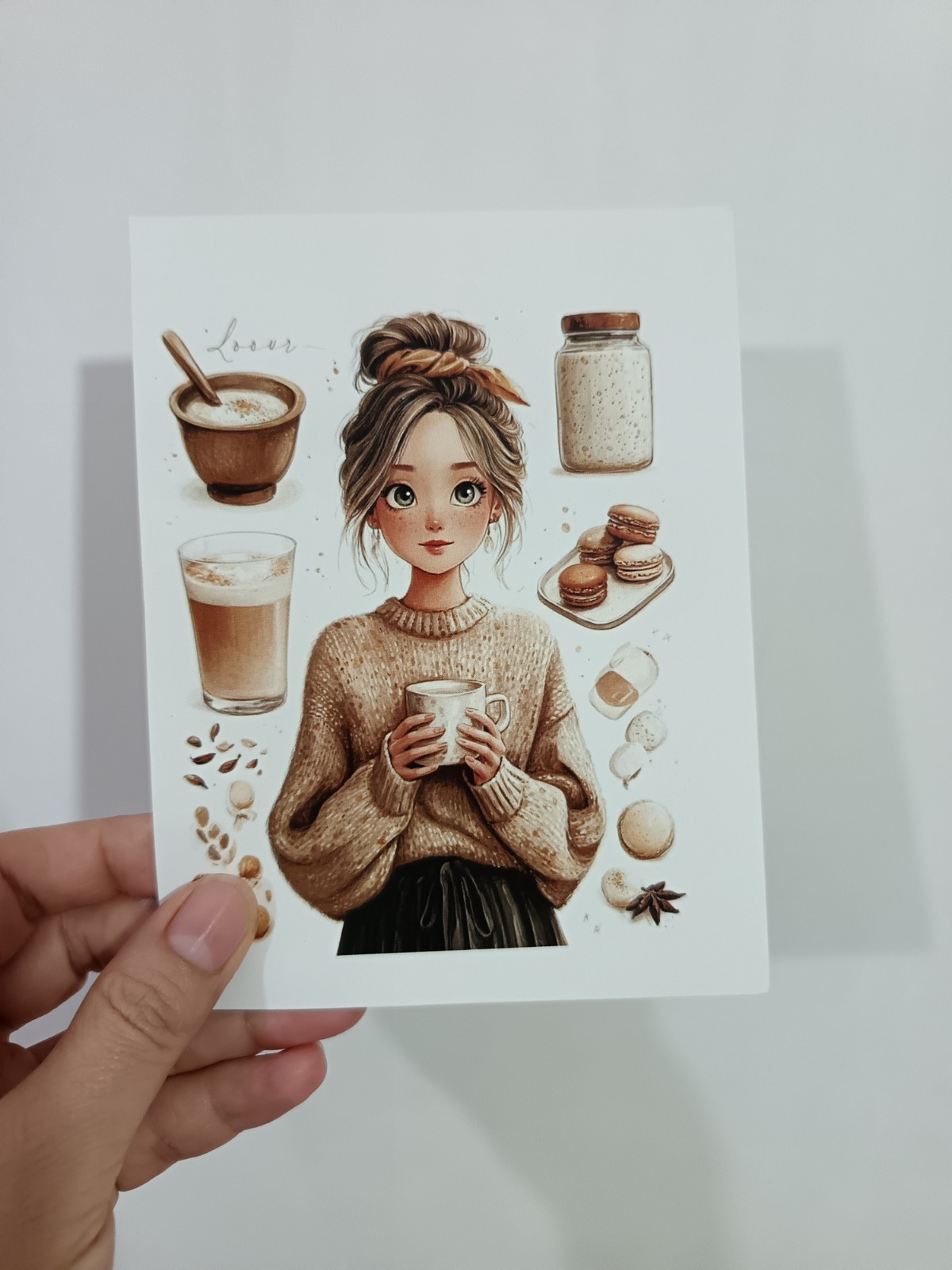 استیکر coffee girl